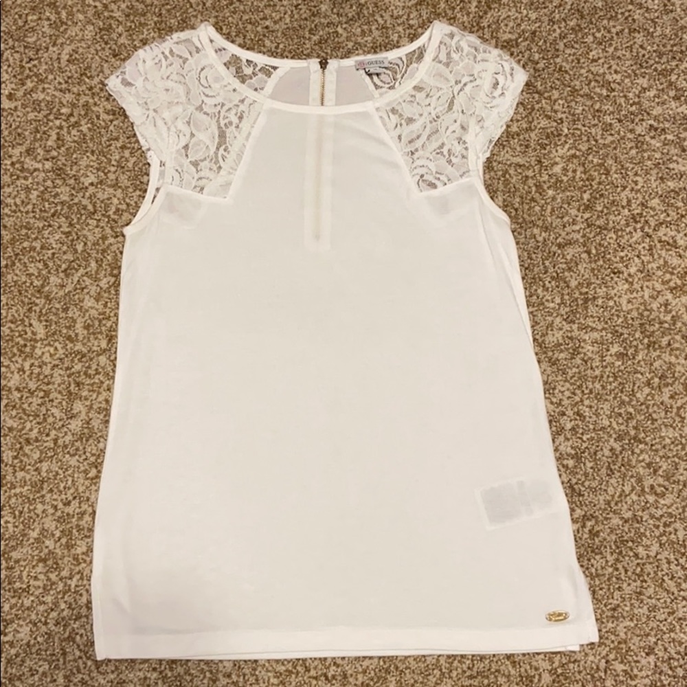 White Guess Shirt